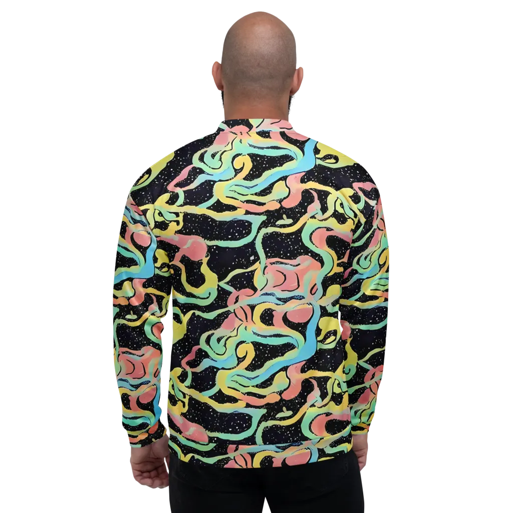 Mcguire Wavelength on Bomber Jacket — Back