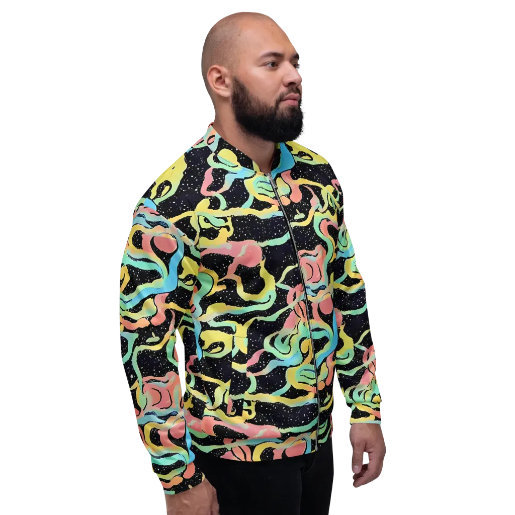 Mcguire Wavelength on Bomber Jacket — Right