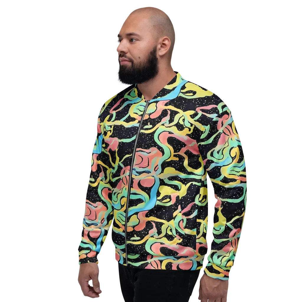 Mcguire Wavelength on Bomber Jacket — Left