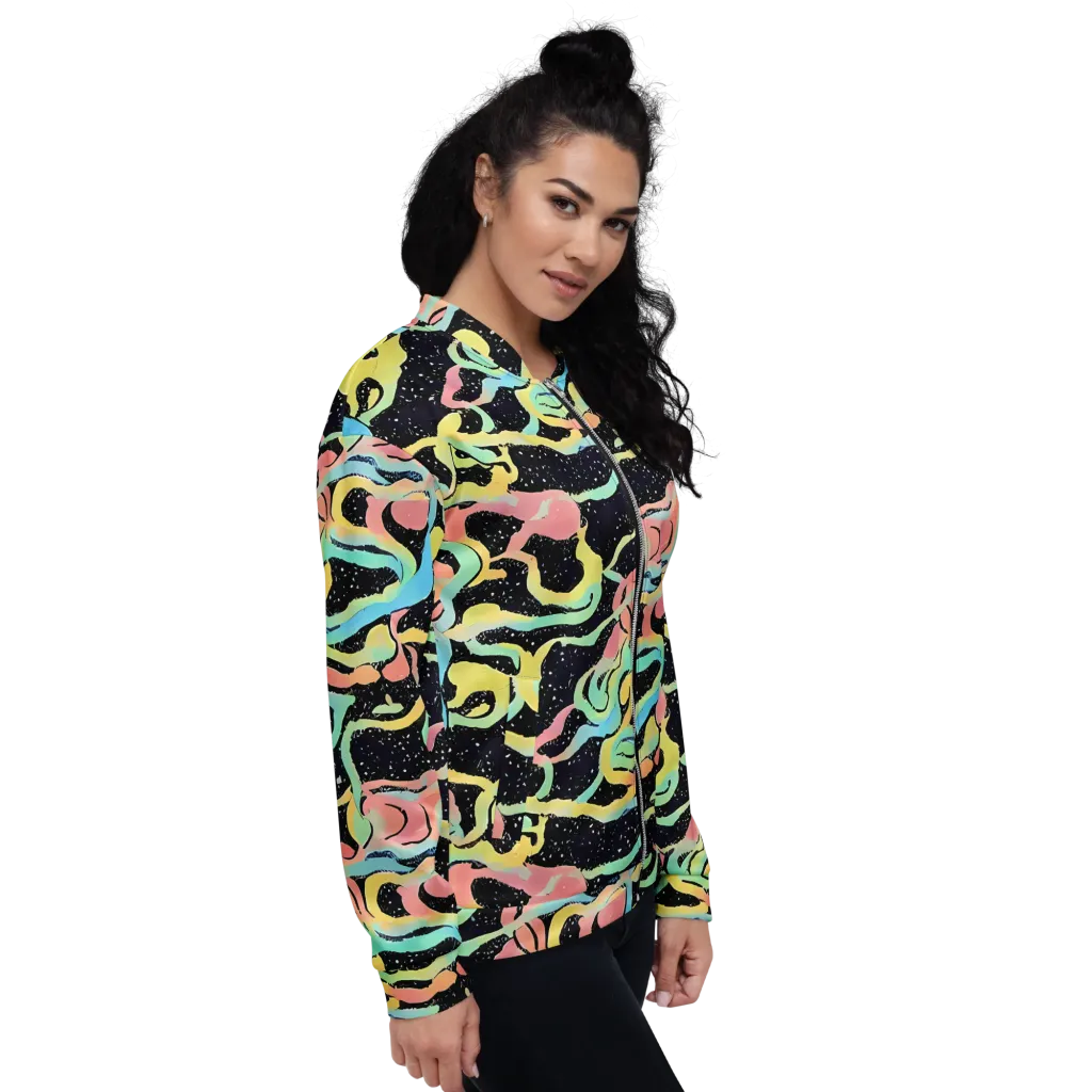 Mcguire Wavelength on Bomber Jacket — Right