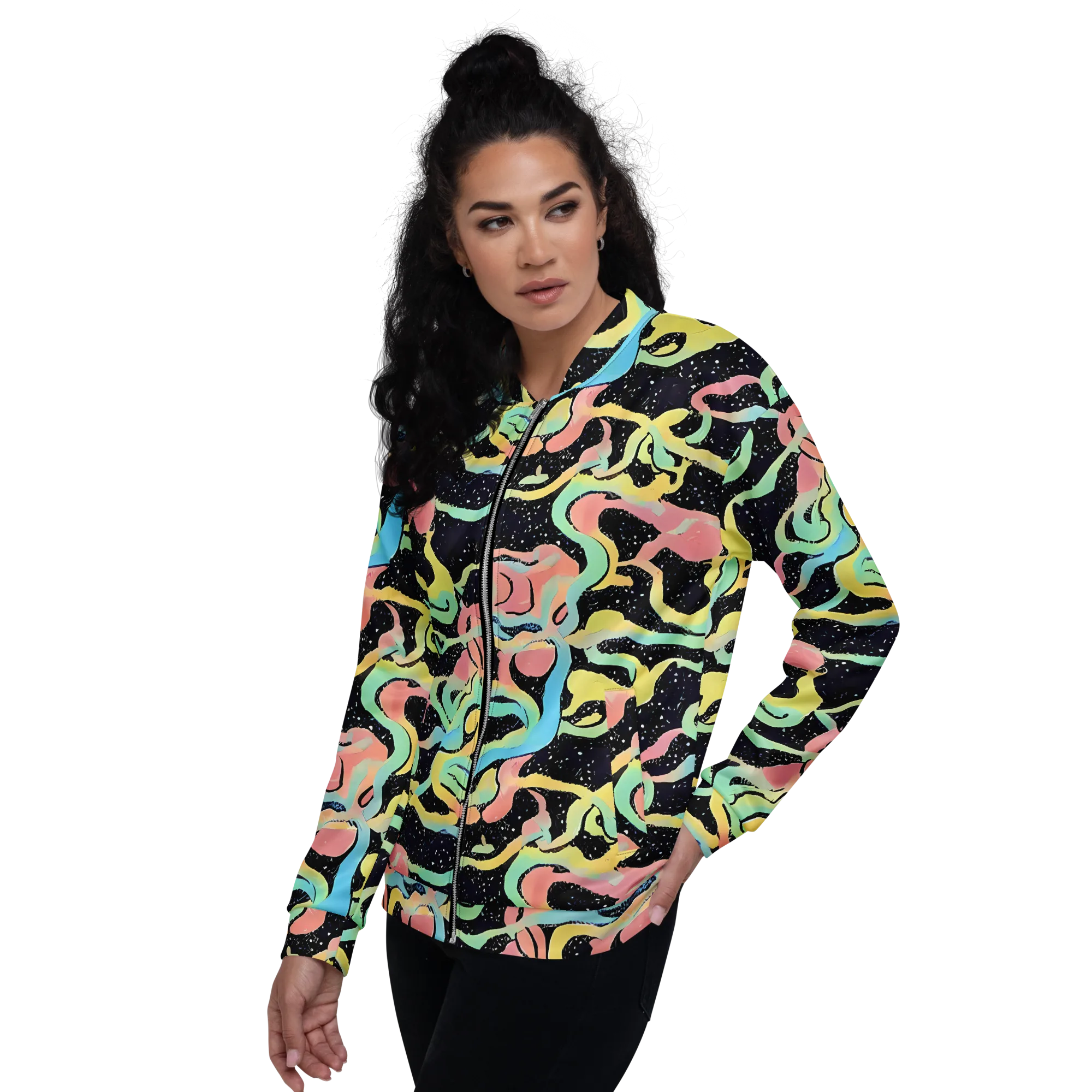 Mcguire Wavelength on Bomber Jacket — Left