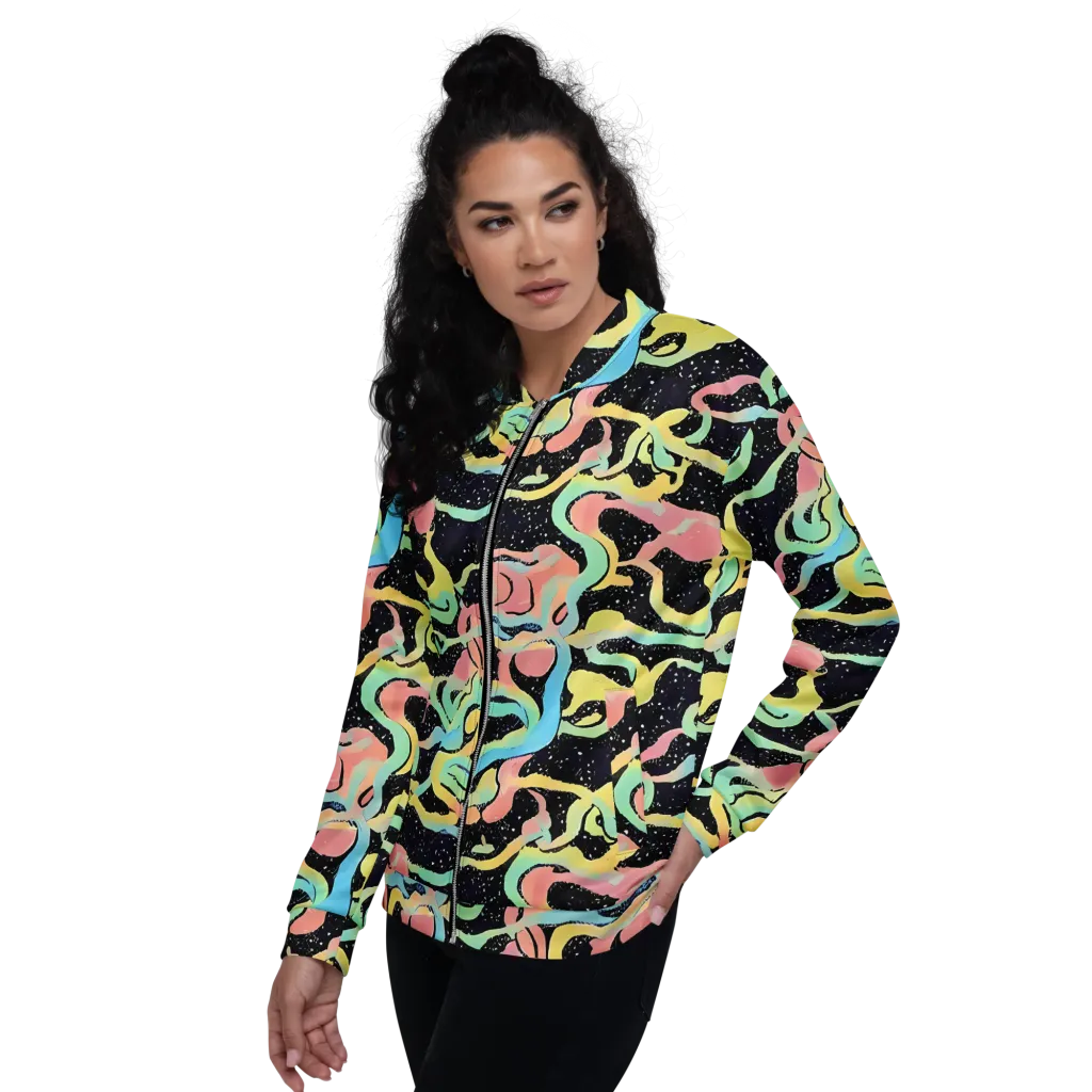 Mcguire Wavelength on Bomber Jacket — Left