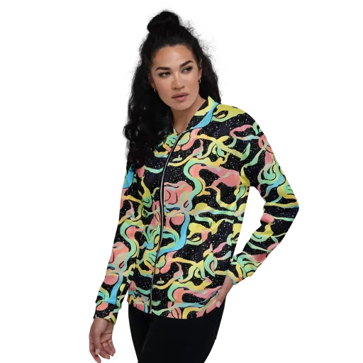 Mcguire Wavelength on a Bomber Jacket