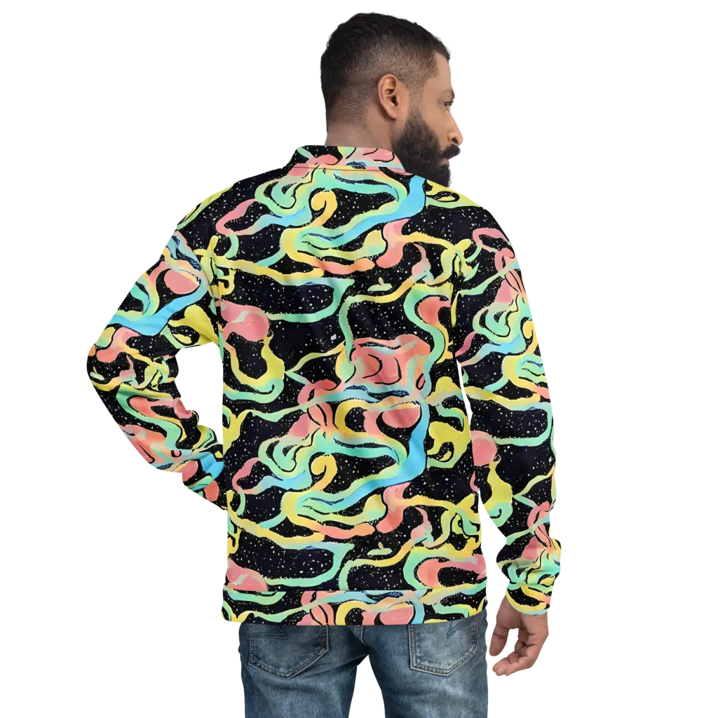 Mcguire Wavelength on Bomber Jacket — Back
