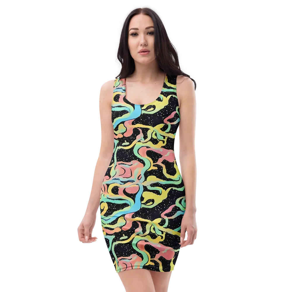 Mcguire Wavelength on Bodycon Dress — Front