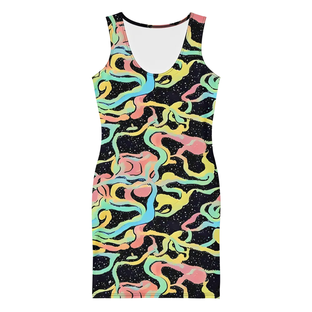 Mcguire Wavelength on Bodycon Dress — Front