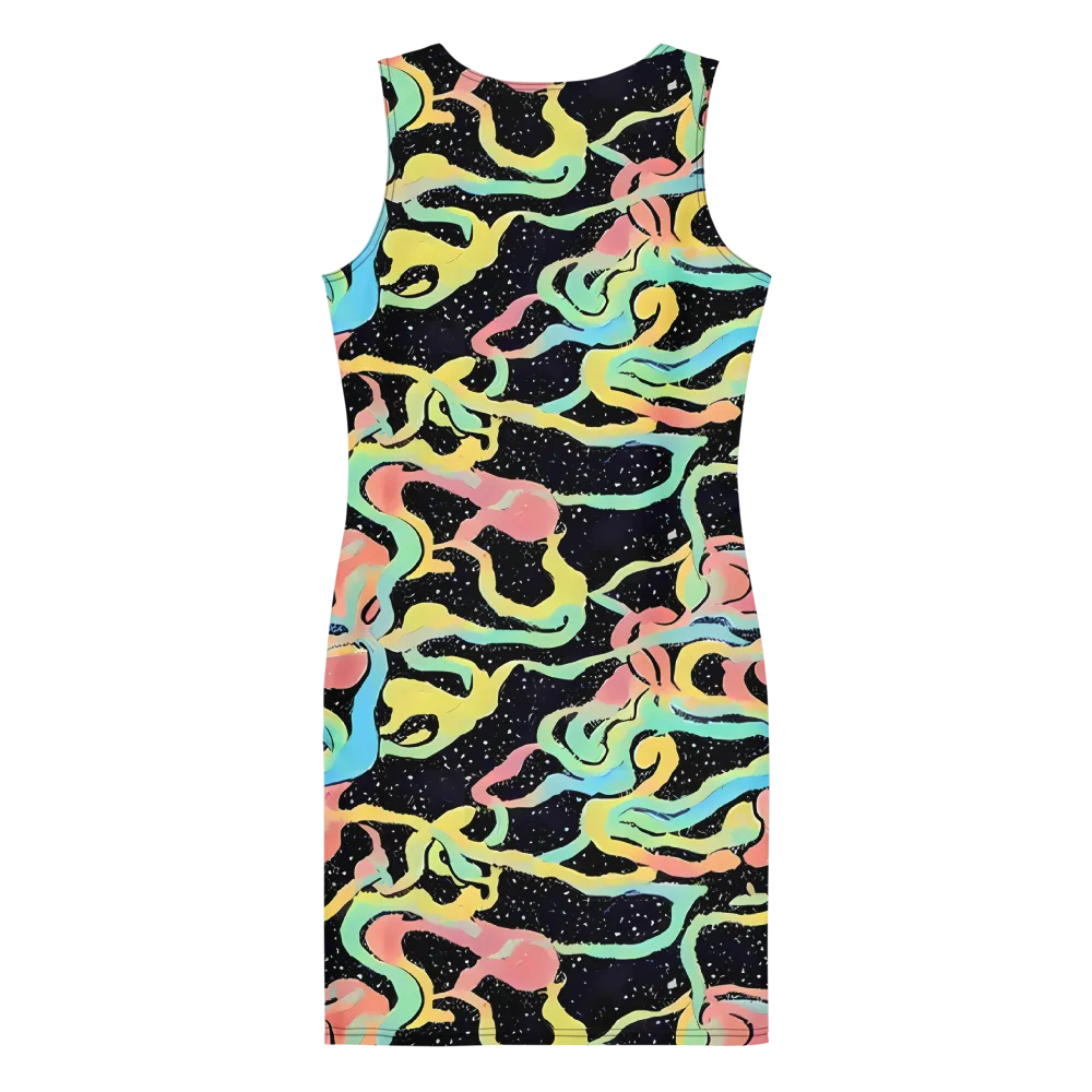 Mcguire Wavelength on Bodycon Dress — Back