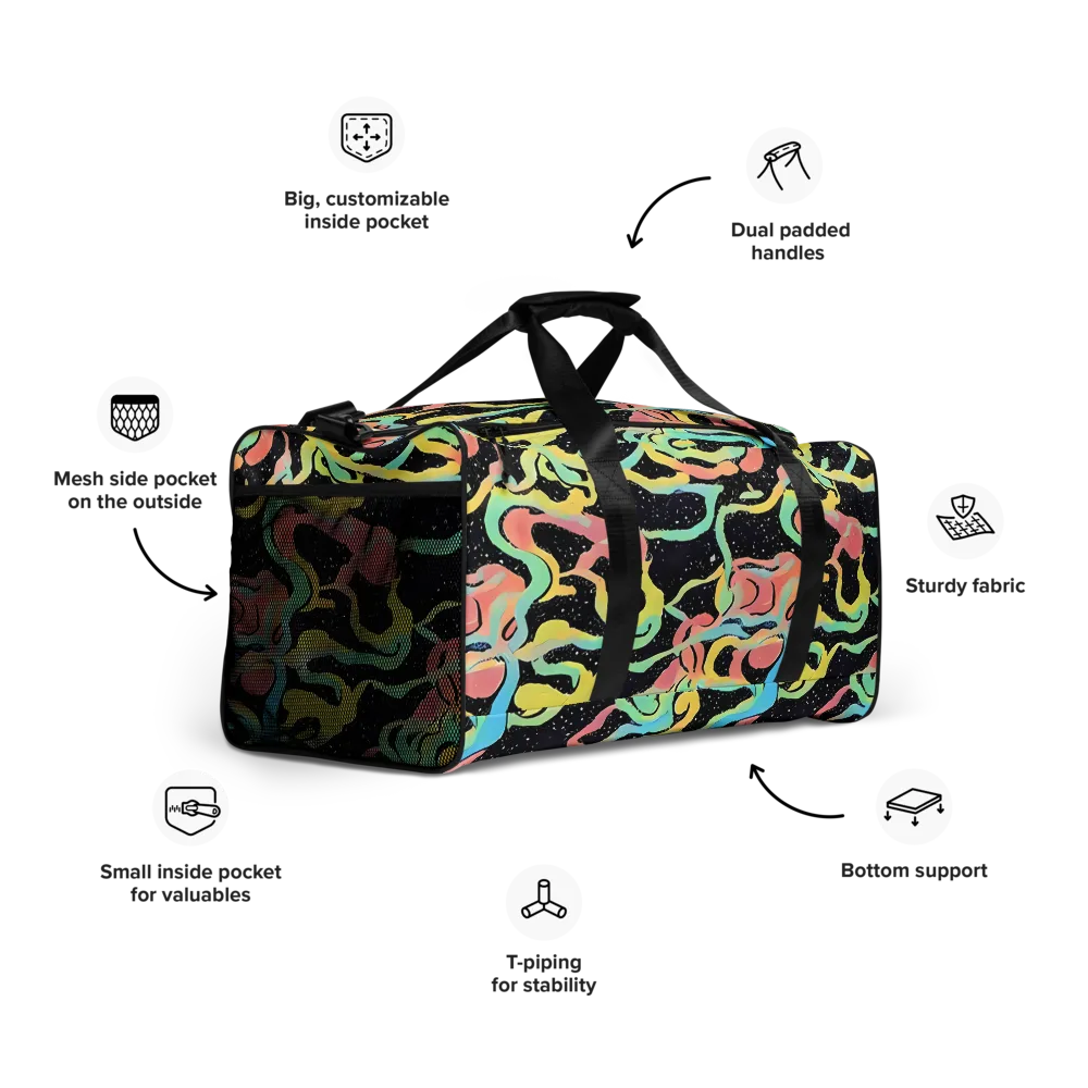 Mcguire Wavelength on Duffle Bag — Right Front