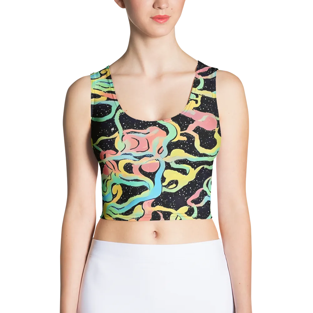 Mcguire Wavelength on Crop Top — Front