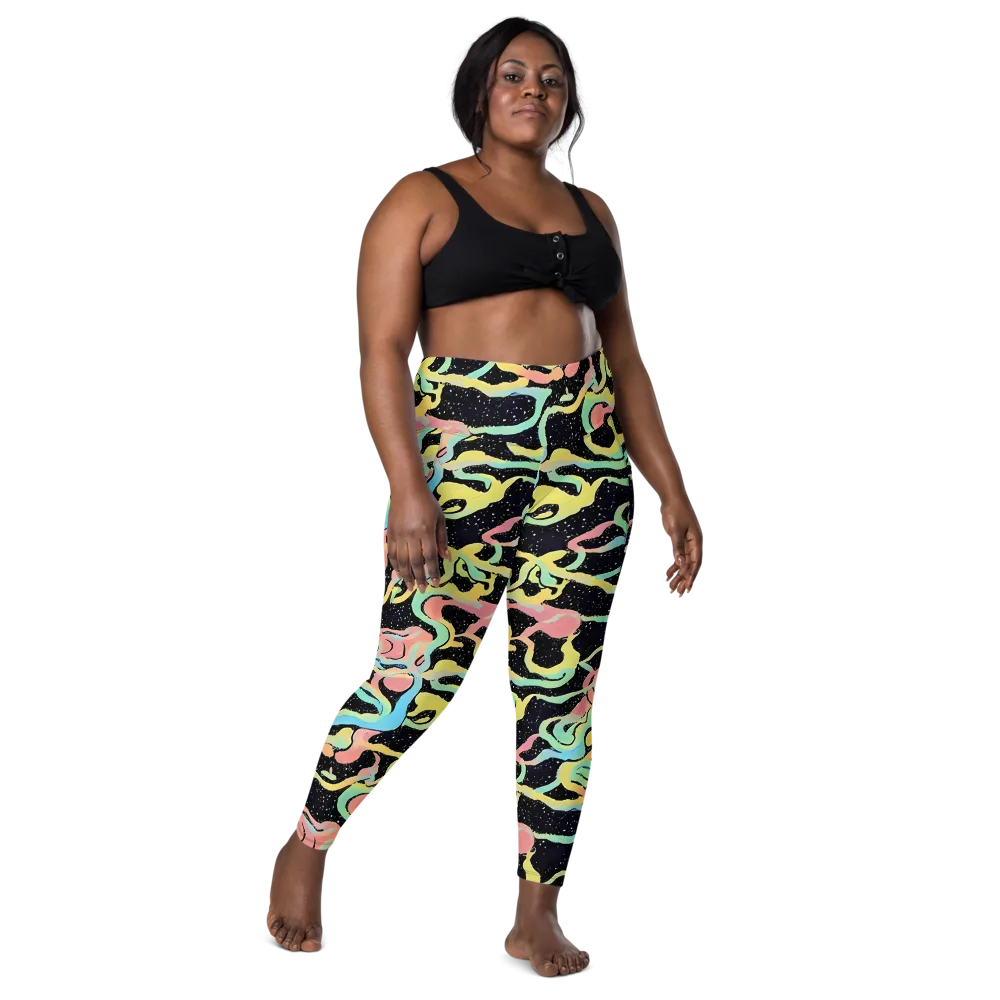 Mcguire Wavelength on Leggings with Pockets — Front
