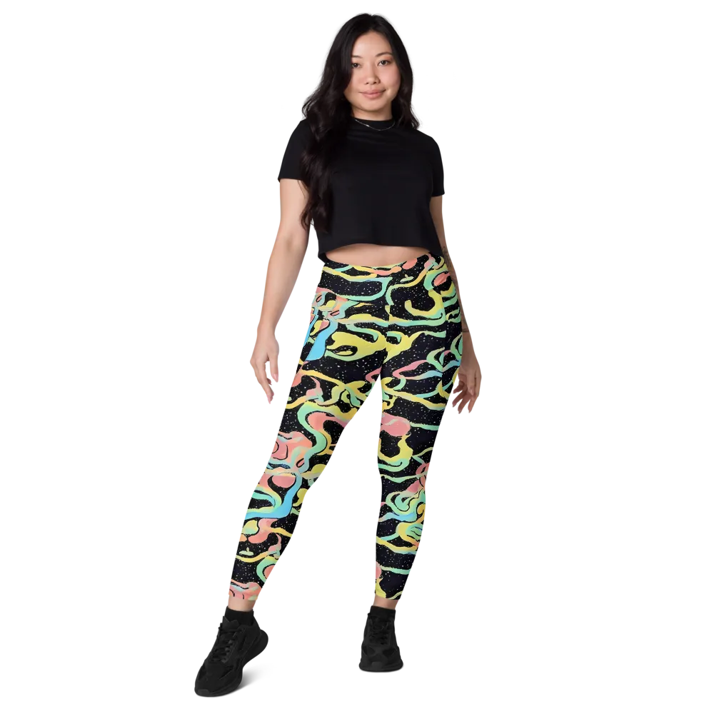Mcguire Wavelength on Leggings with Pockets — Front