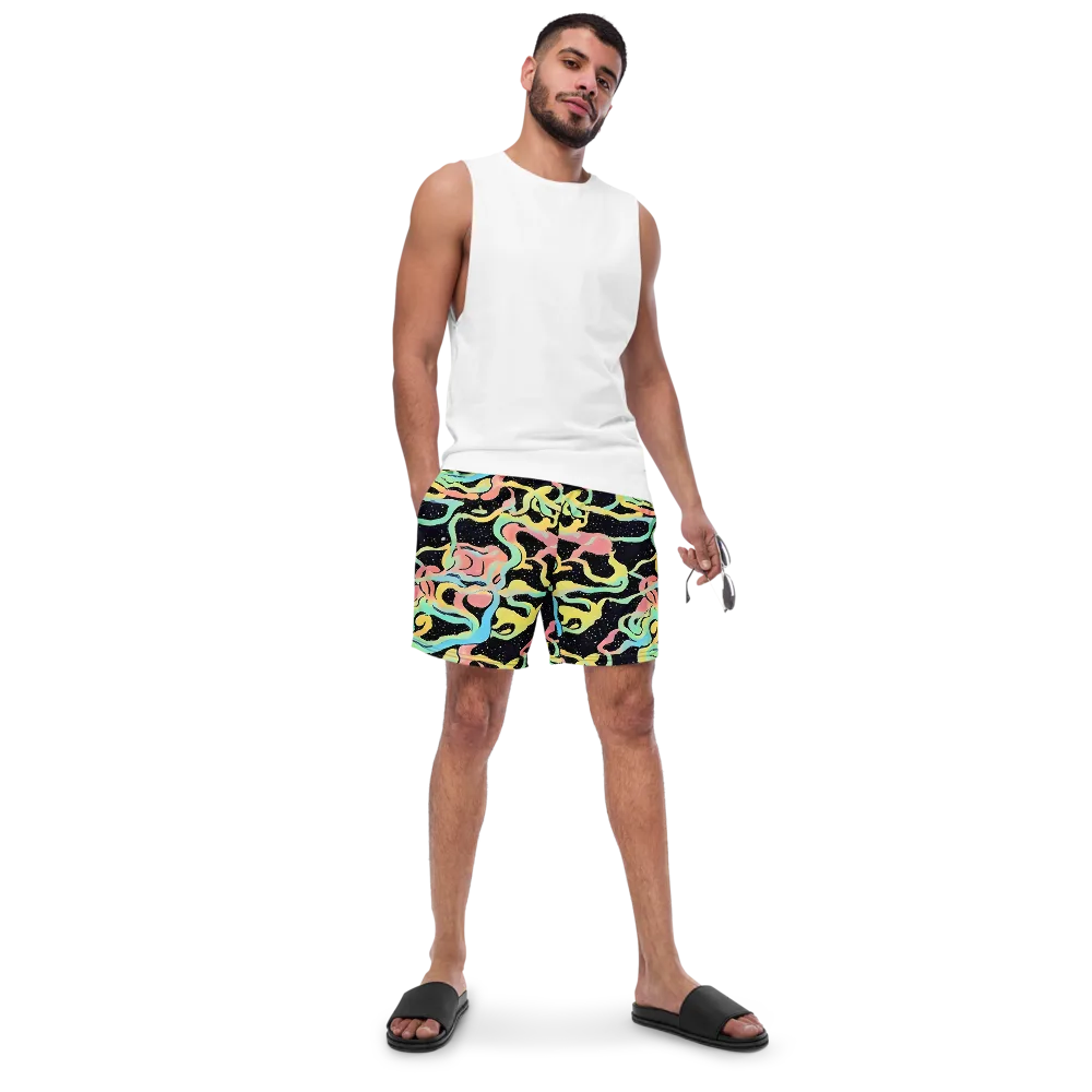Mcguire Wavelength on Swim Trunks — Front