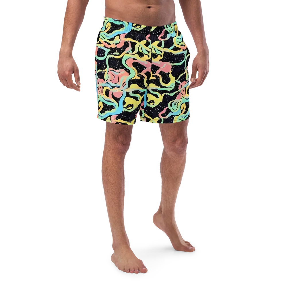 Mcguire Wavelength on Swim Trunks — Front
