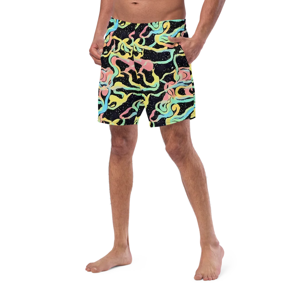 Mcguire Wavelength on Swim Trunks — Left Front