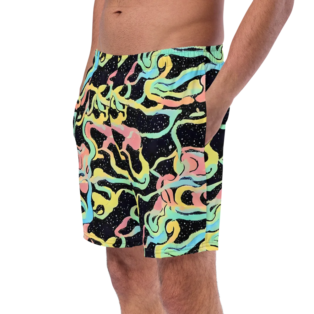 Mcguire Wavelength on Swim Trunks — Left Front