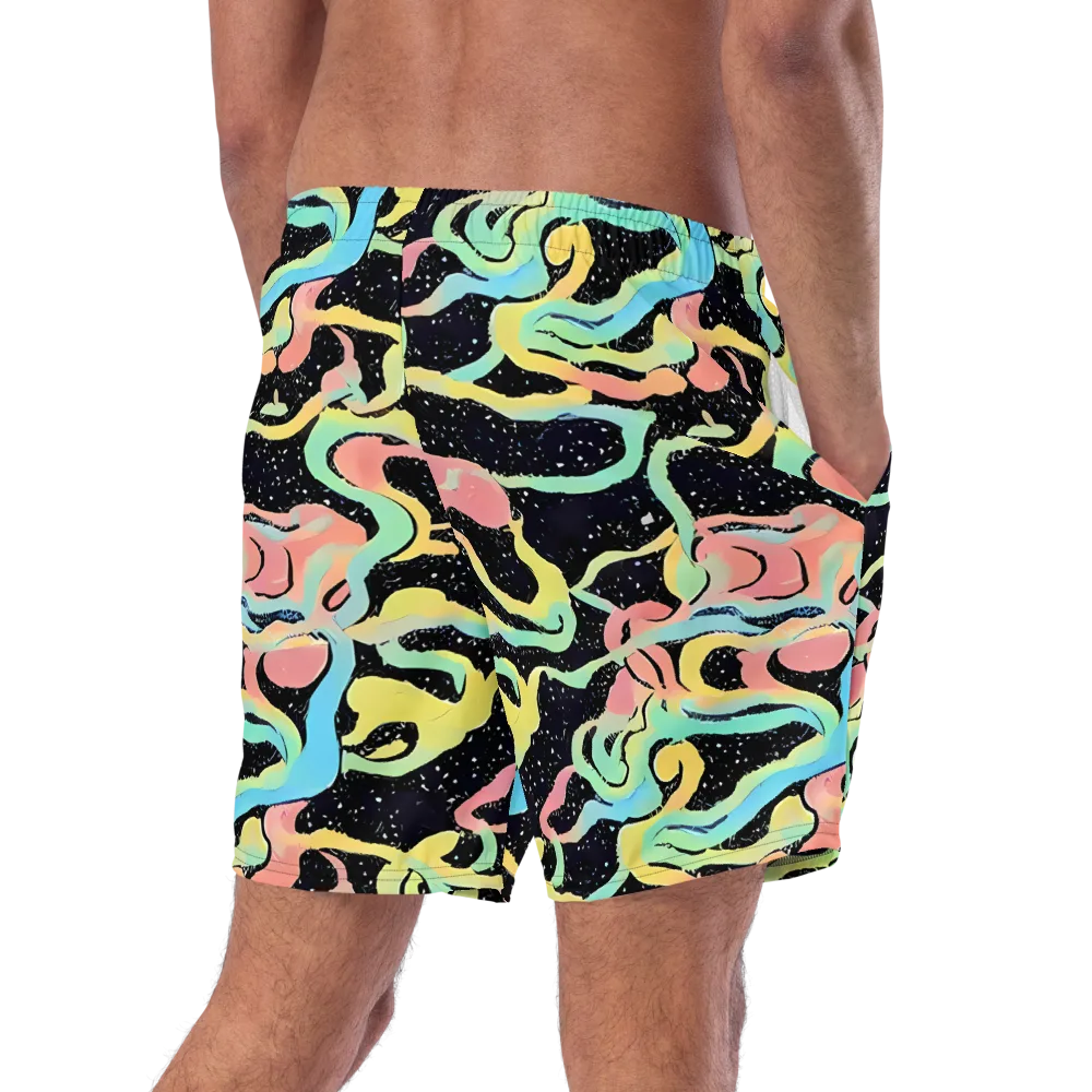 Mcguire Wavelength on Swim Trunks — Right Back