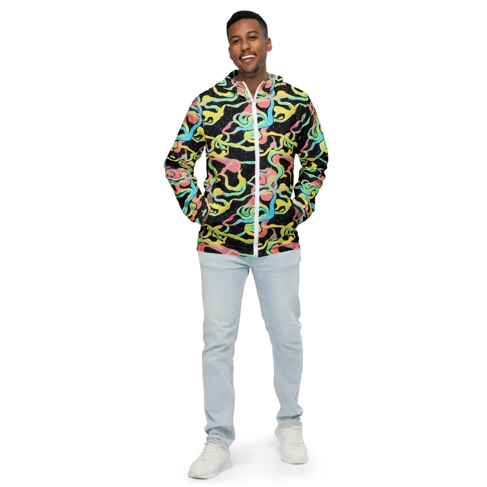 Mcguire Wavelength on Men's Windbreaker — Front