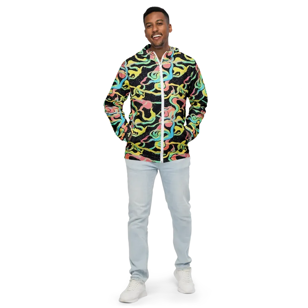 Mcguire Wavelength on Men's Windbreaker — Front