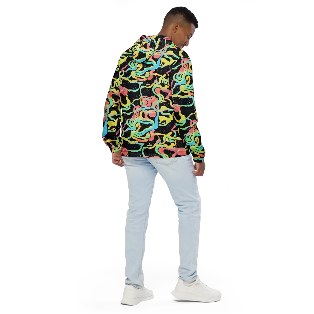 Mcguire Wavelength on Men's Windbreaker — Back