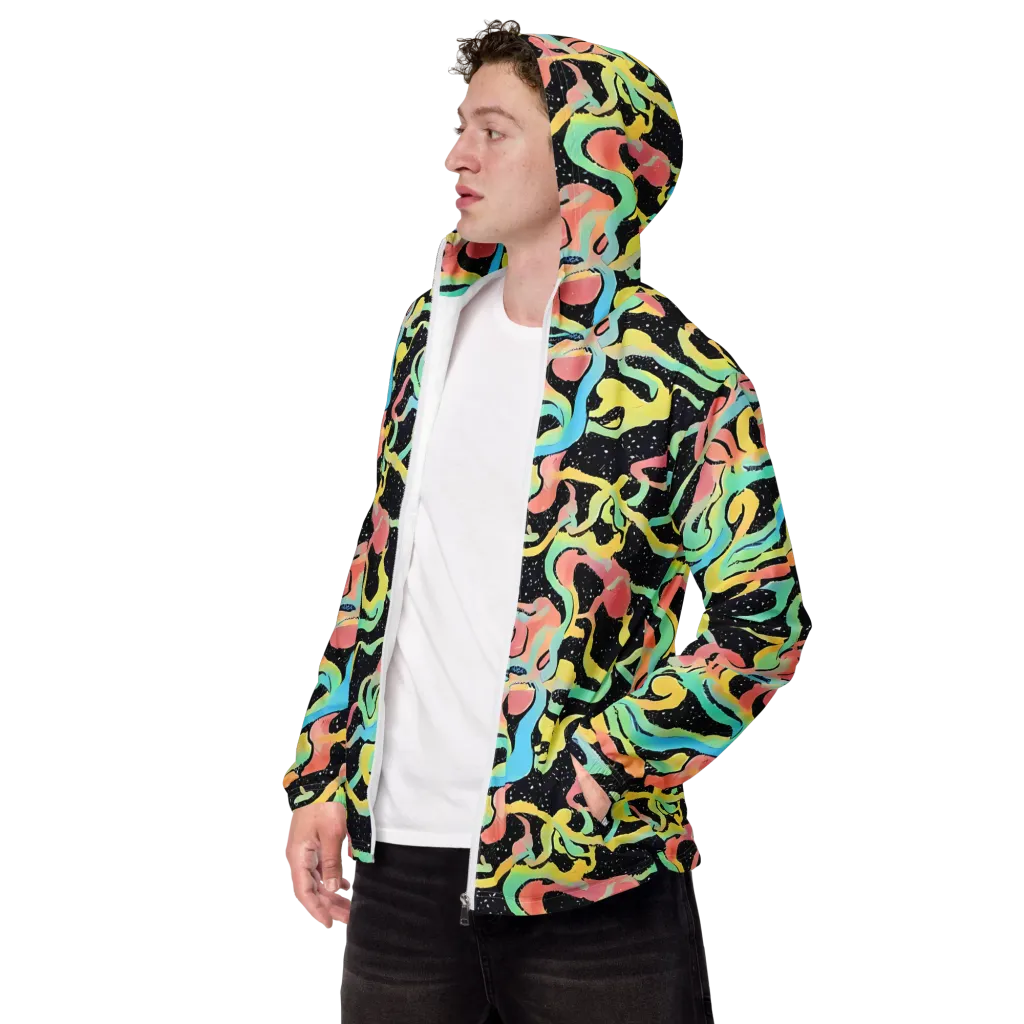 Mcguire Wavelength on Men's Windbreaker — Left Front