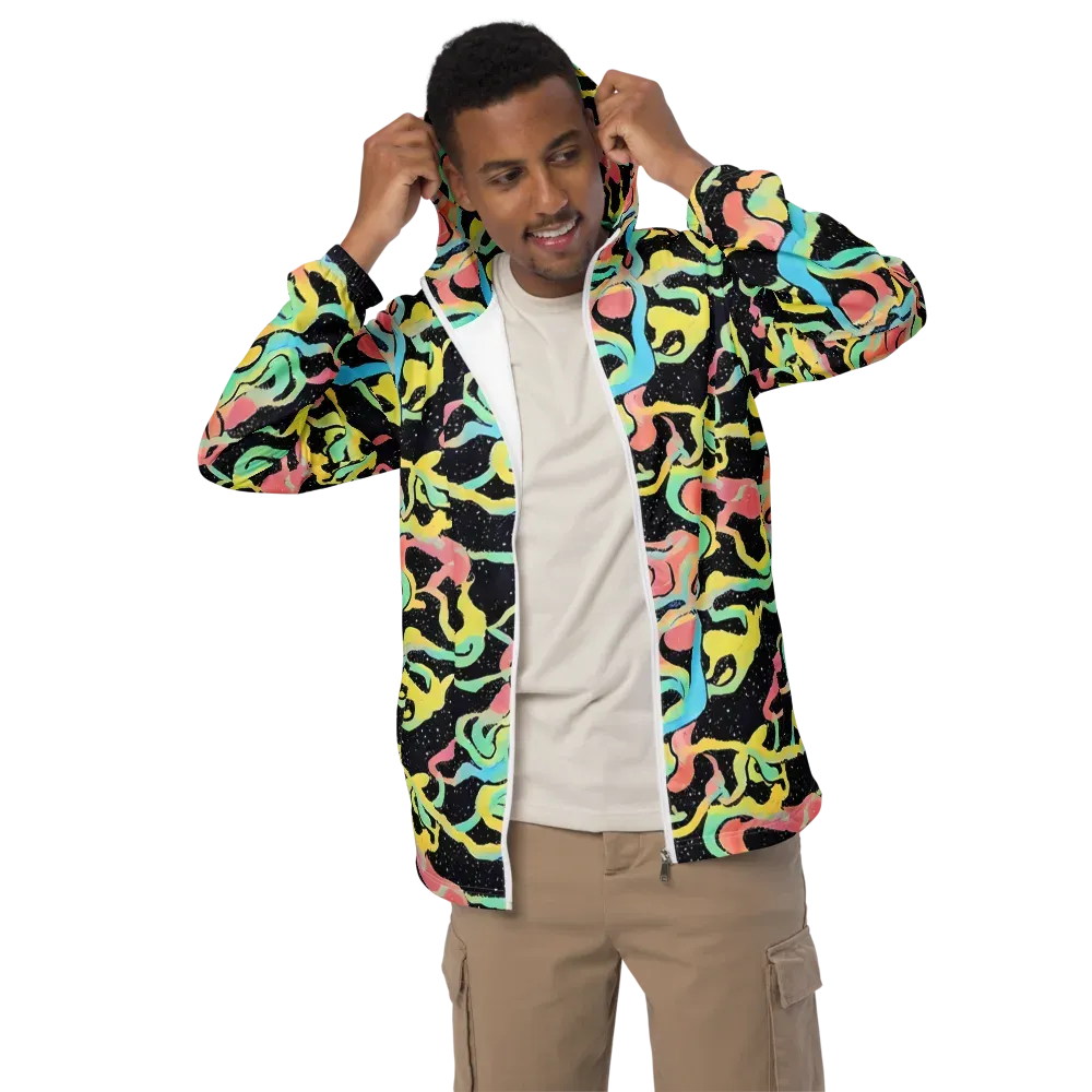 Mcguire Wavelength on Men's Windbreaker — Front