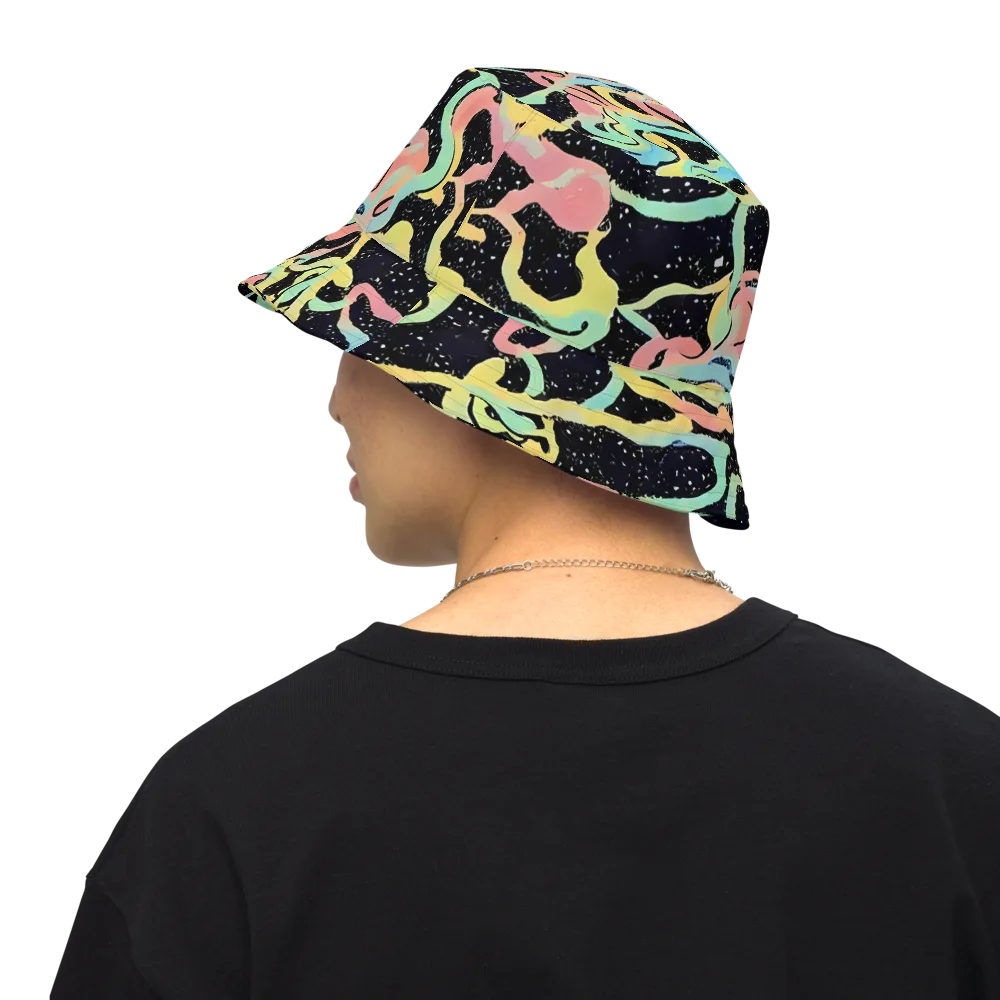 Mcguire Wavelength on Reversible Bucket Hat — Back Inside
