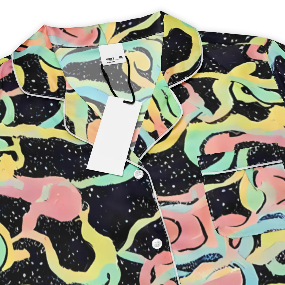 Mcguire Wavelength on Women's Short Sleeve Pajama Top — Product details
