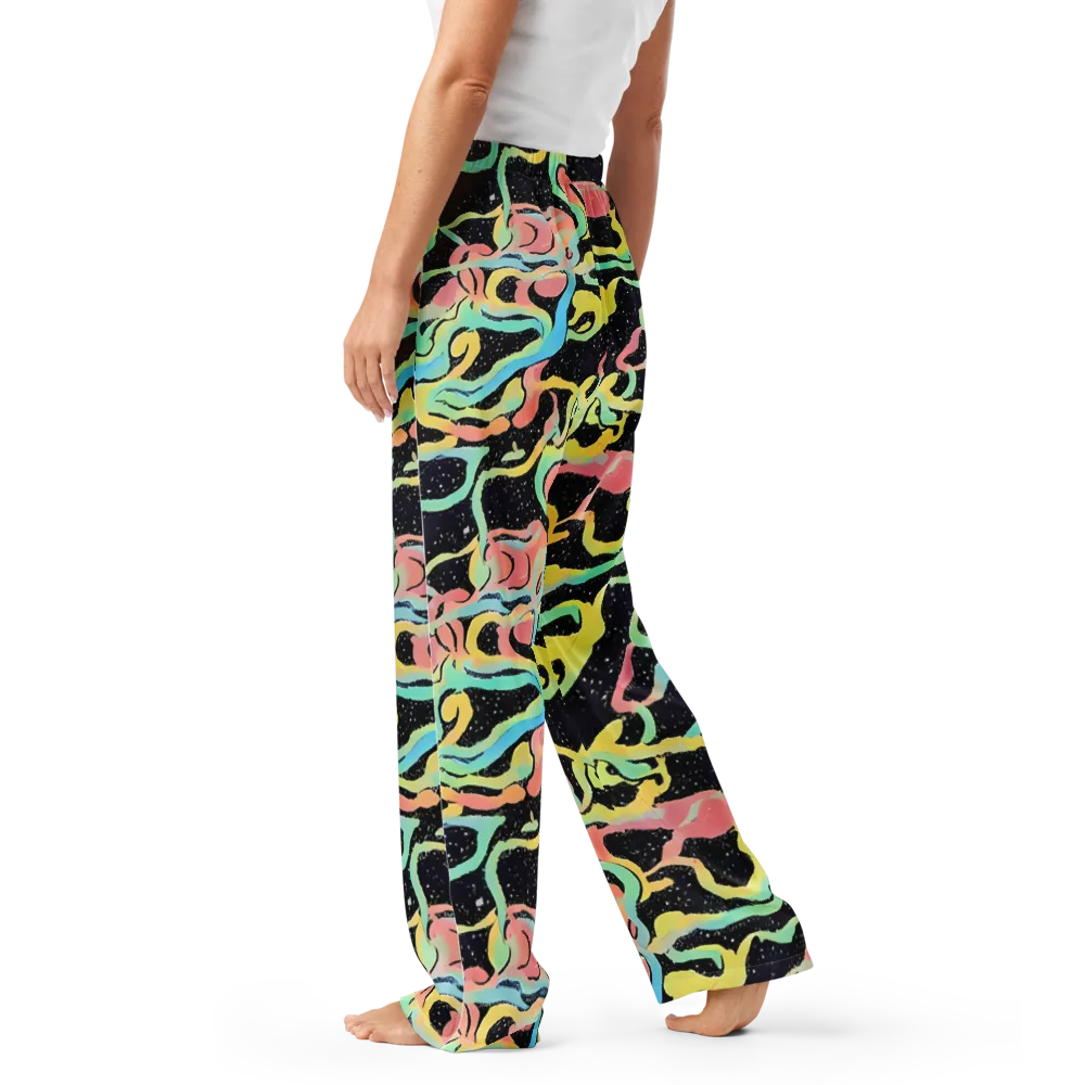 Mcguire Wavelength on Women's Pajama Pants — Left