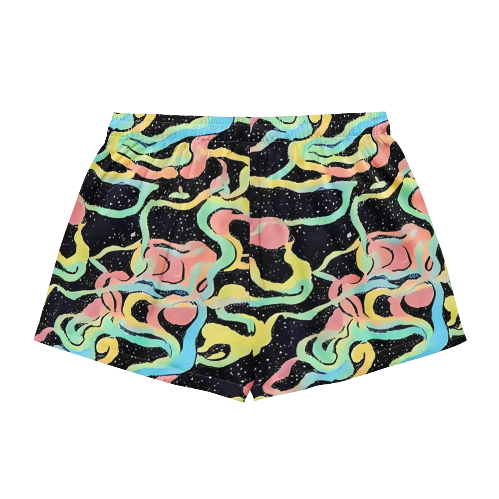 Mcguire Wavelength on Women's Pajama Shorts — Back
