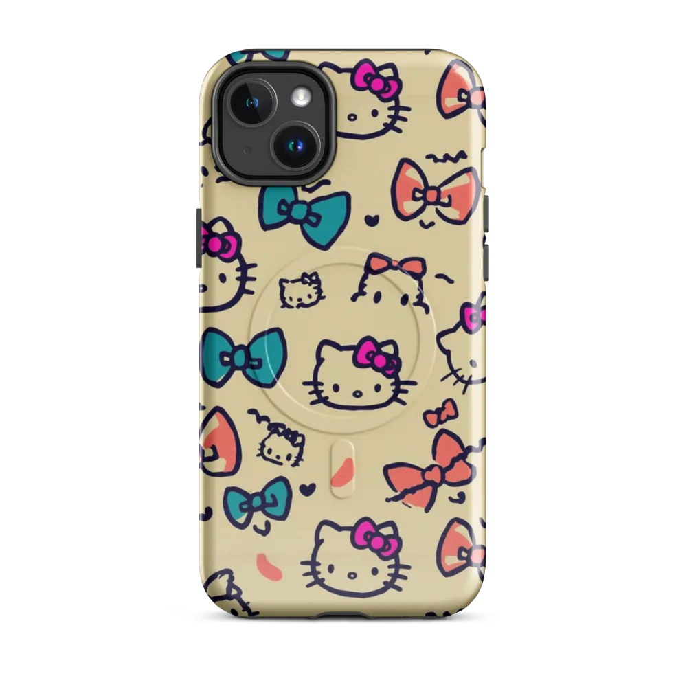 Bow Kitty Parade on MagSafe Tough Case for iPhone® — Front