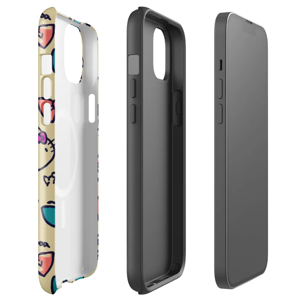 Bow Kitty Parade on MagSafe Tough Case for iPhone® — Front