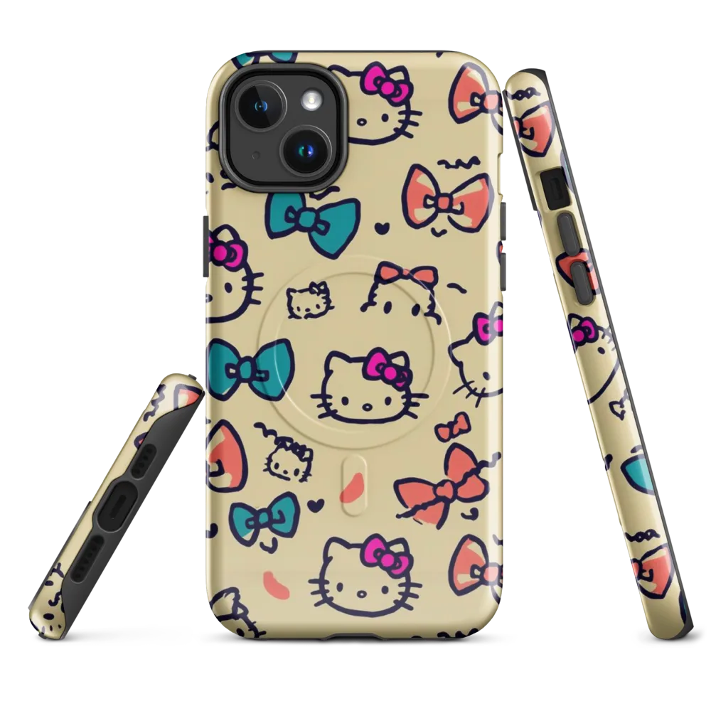 Bow Kitty Parade on MagSafe Tough Case for iPhone® — Front