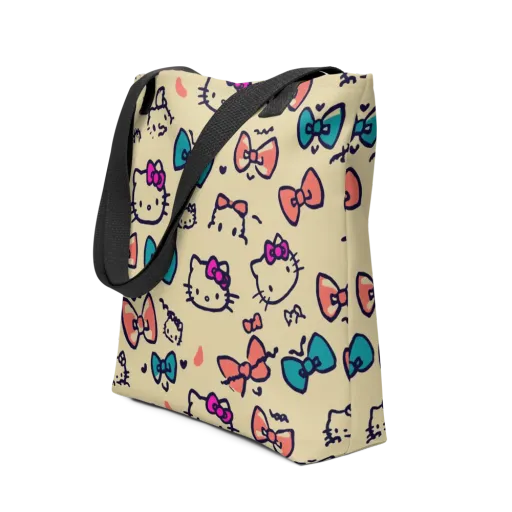 Bow Kitty Parade on a Tote Bag