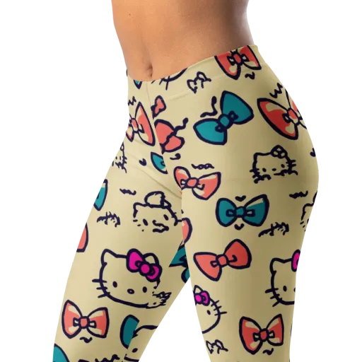 Bow Kitty Parade on a Leggings