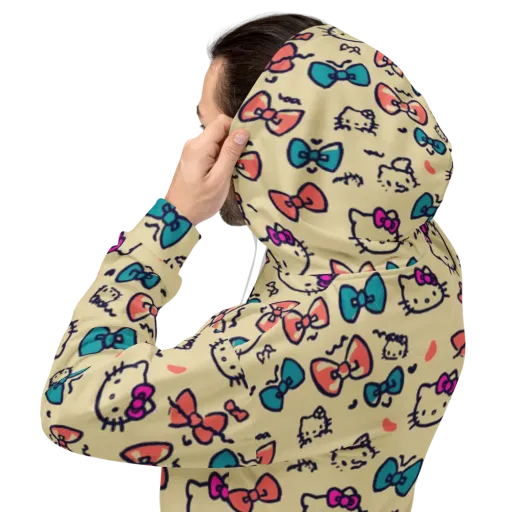 Bow Kitty Parade on a Hoodie