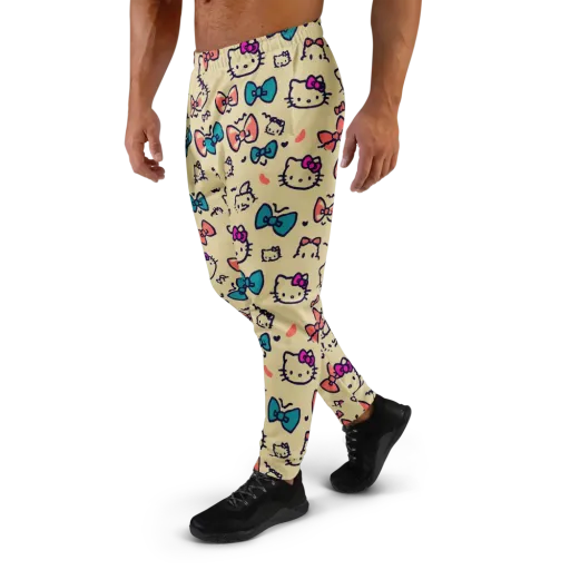 Bow Kitty Parade on a Men's Joggers