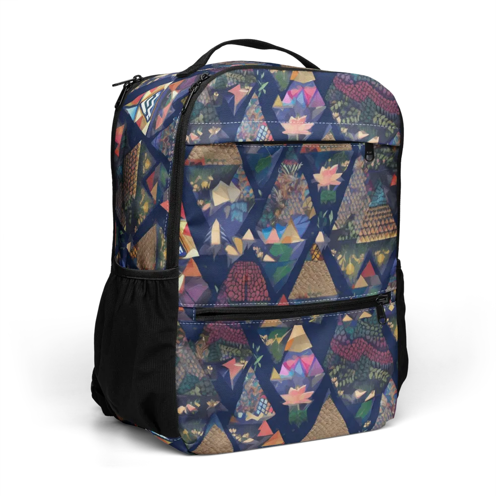 Triangle Garden on Utility Backpack — Right Front