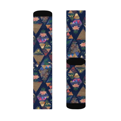 Triangle Garden on a Socks