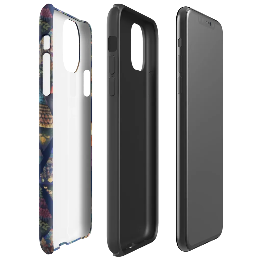 Triangle Garden on Tough Case for iPhone® — Right