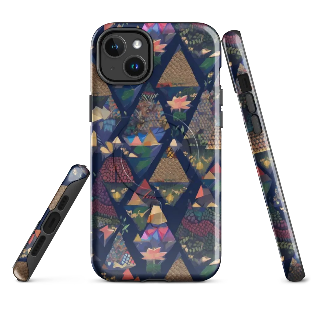 Triangle Garden on MagSafe Tough Case for iPhone® — Front