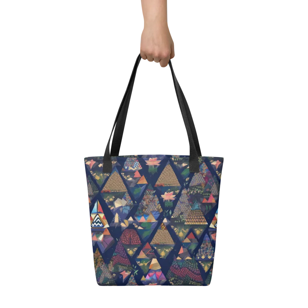 Triangle Garden on Tote Bag — Front