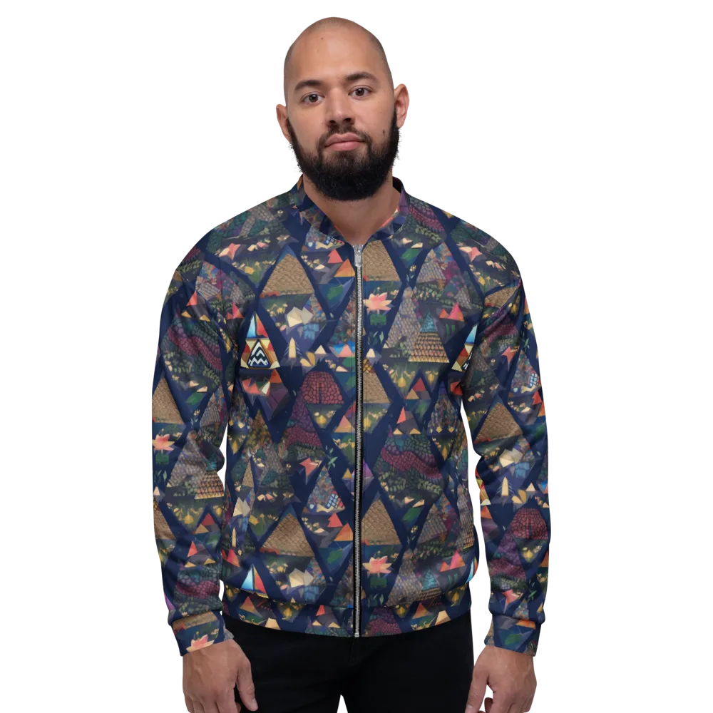 Triangle Garden on Bomber Jacket — Front