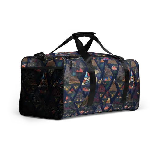 Triangle Garden on a Duffle Bag