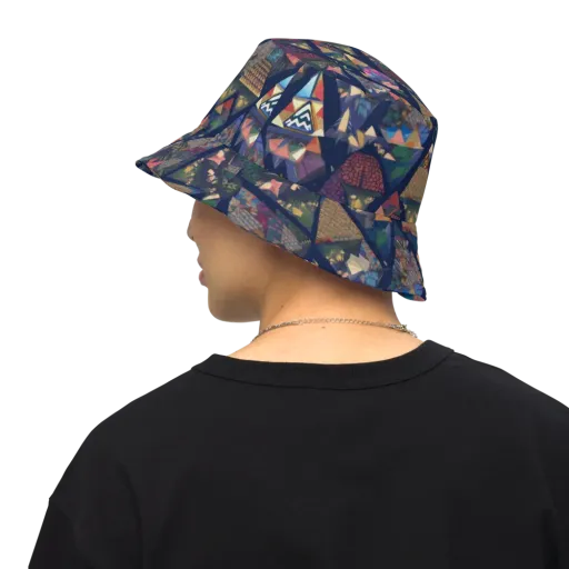 Triangle Garden on a Reversible Bucket Hat