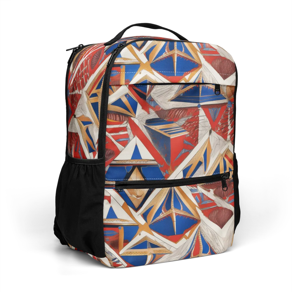 Regatta Geometry on Utility Backpack — Right Front