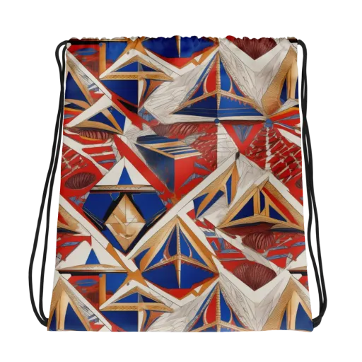 Regatta Geometry on a Drawstring Bag