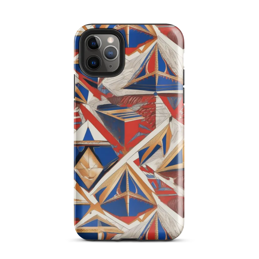 Regatta Geometry on Tough Case for iPhone® — Front