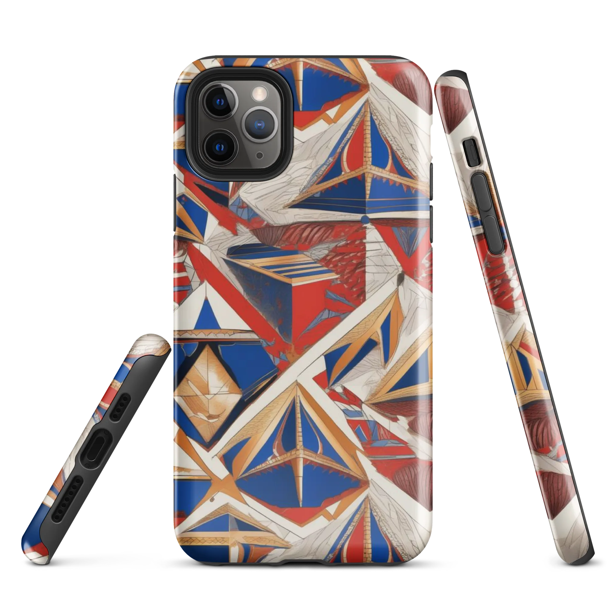 Regatta Geometry on Tough Case for iPhone® — Front