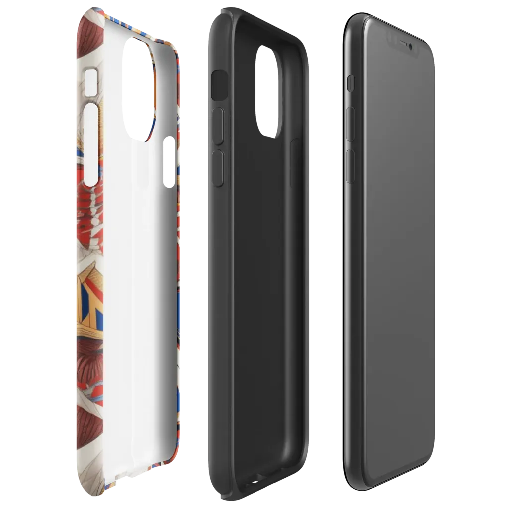 Regatta Geometry on Tough Case for iPhone® — Right