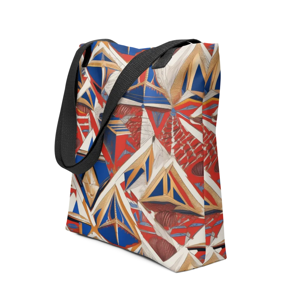 Regatta Geometry on Tote Bag — Front
